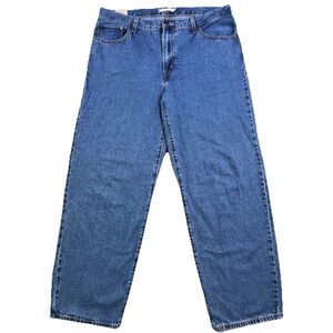 Levi's Baggy Dad Jeans Women's Size 32 (38x32) Big E Blue Denim Premium